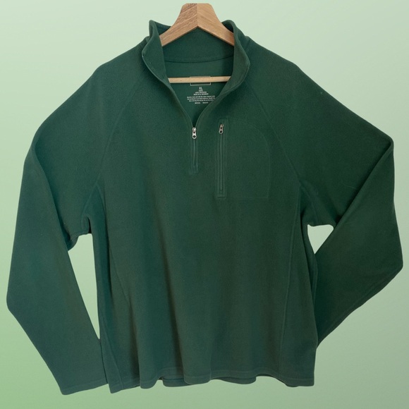 LL BEAN Fleece Zip - Picture 2 of 3